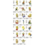 Collection 20 The Simpsons Embroidery Designs 01